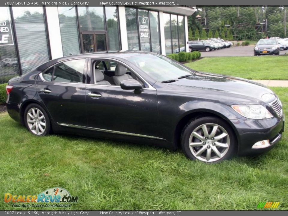 2007 Lexus LS 460 Verdigris Mica / Light Gray Photo #5