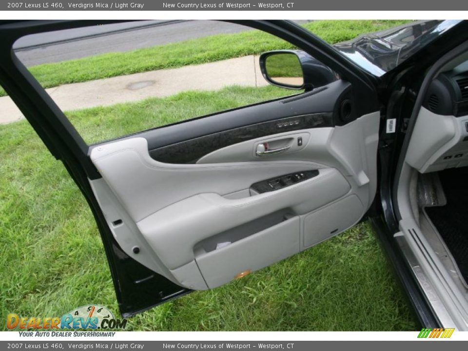 2007 Lexus LS 460 Verdigris Mica / Light Gray Photo #13