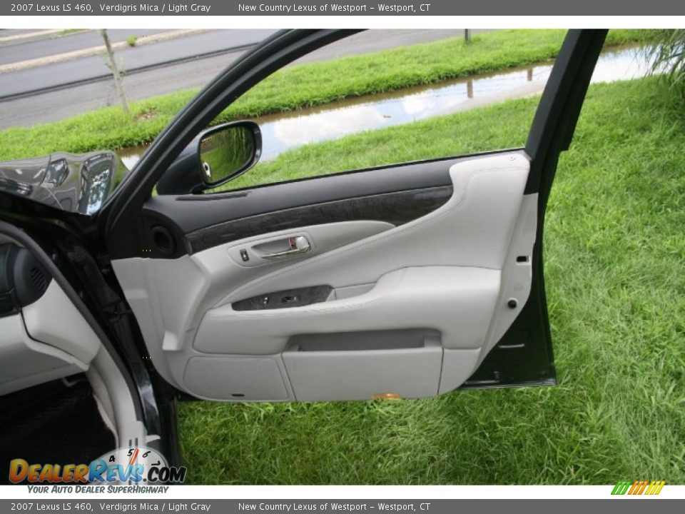 2007 Lexus LS 460 Verdigris Mica / Light Gray Photo #16