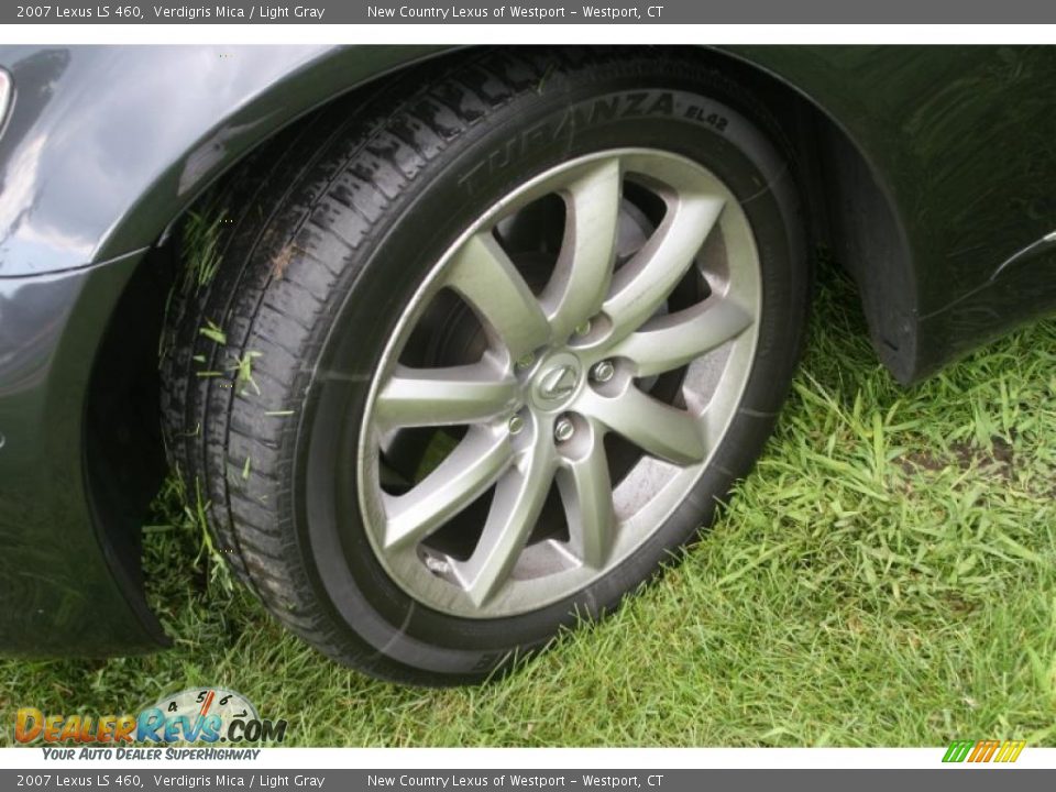 2007 Lexus LS 460 Verdigris Mica / Light Gray Photo #20