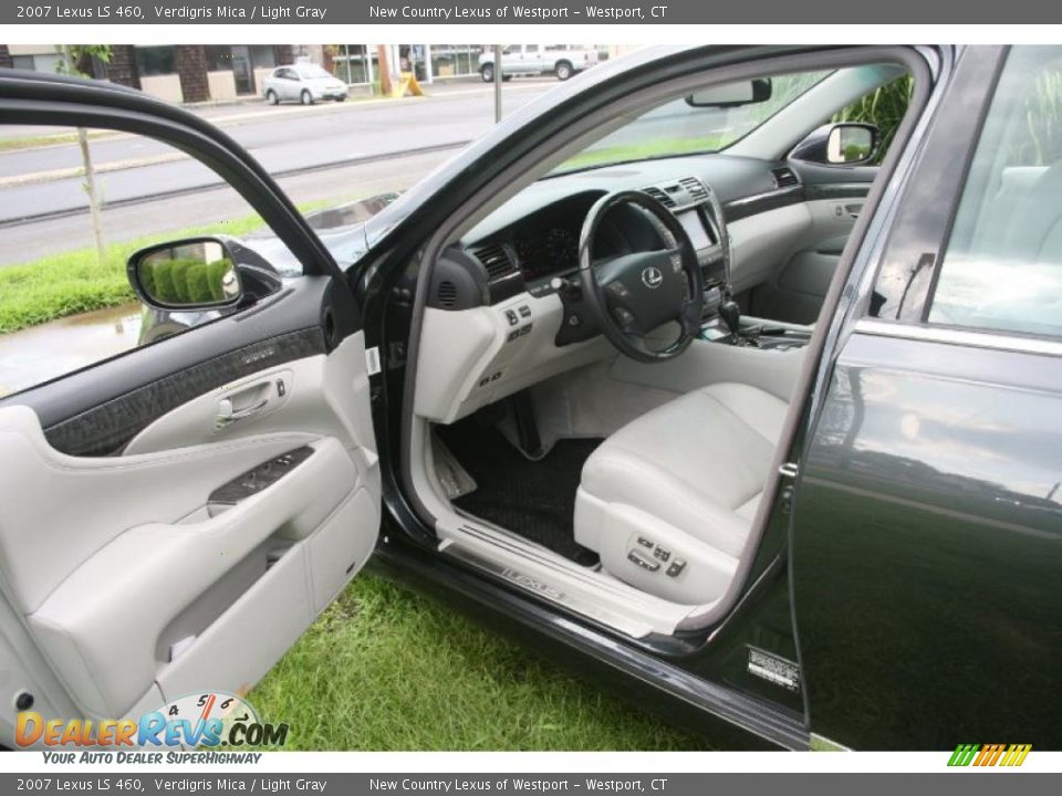 2007 Lexus LS 460 Verdigris Mica / Light Gray Photo #21