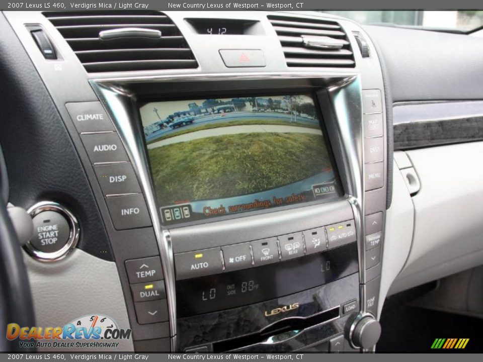 2007 Lexus LS 460 Verdigris Mica / Light Gray Photo #24