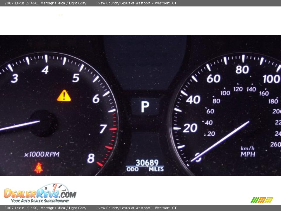 2007 Lexus LS 460 Verdigris Mica / Light Gray Photo #27