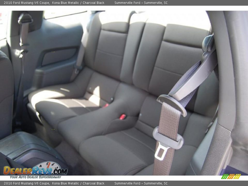 2010 Ford Mustang V6 Coupe Kona Blue Metallic / Charcoal Black Photo #5