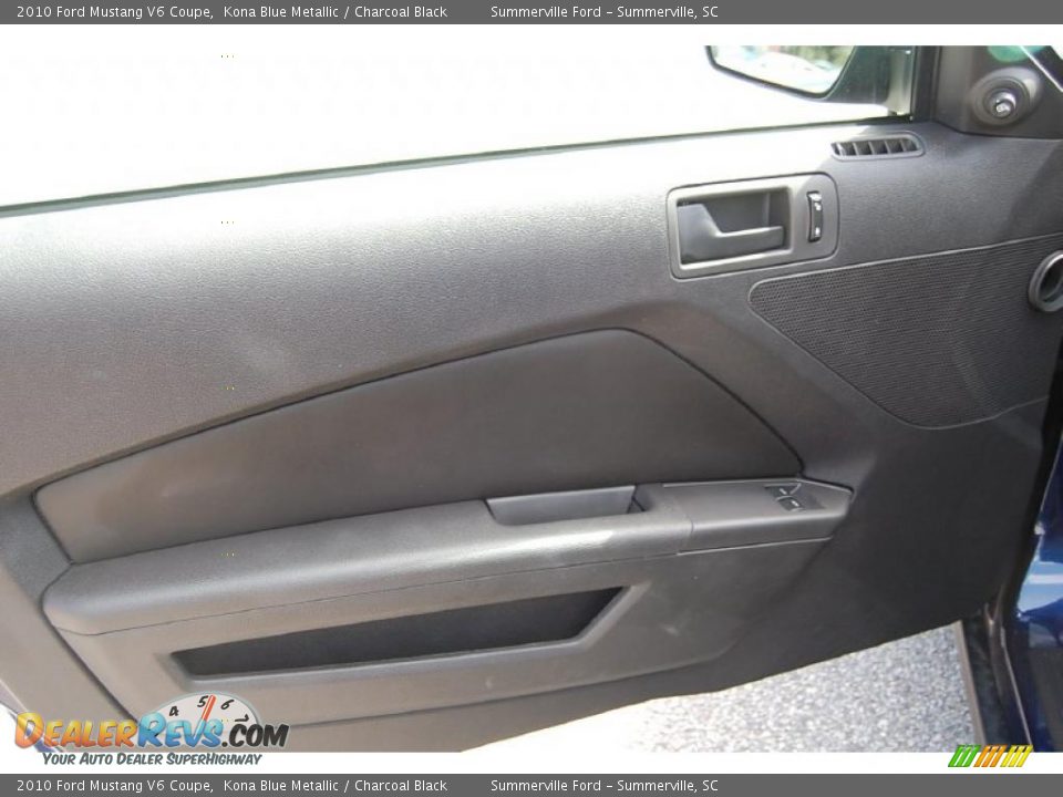 2010 Ford Mustang V6 Coupe Kona Blue Metallic / Charcoal Black Photo #6