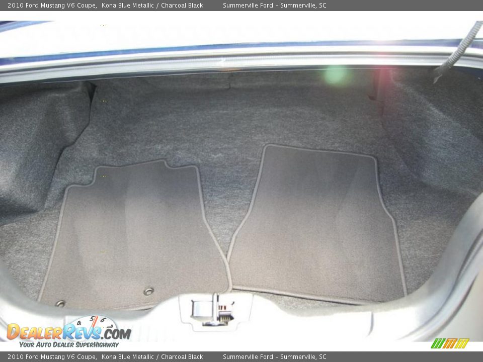 2010 Ford Mustang V6 Coupe Kona Blue Metallic / Charcoal Black Photo #7