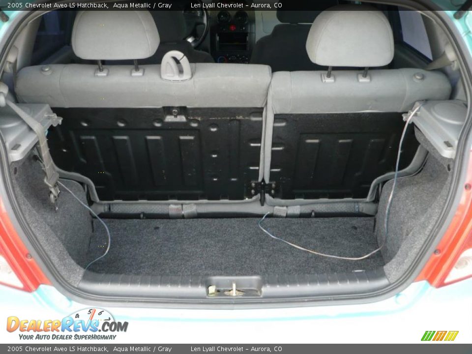 2005 Chevrolet Aveo LS Hatchback Aqua Metallic / Gray Photo #10
