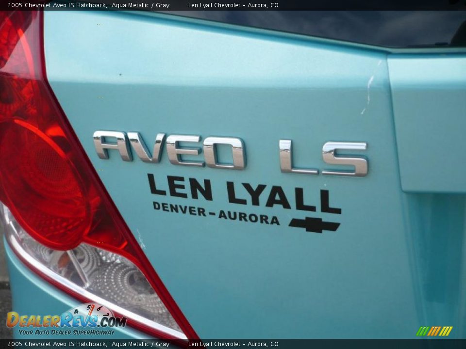 2005 Chevrolet Aveo LS Hatchback Aqua Metallic / Gray Photo #11