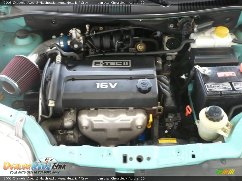 2005 Chevrolet Aveo LS Hatchback 1.6L DOHC 16V 4 Cylinder Engine Photo #16