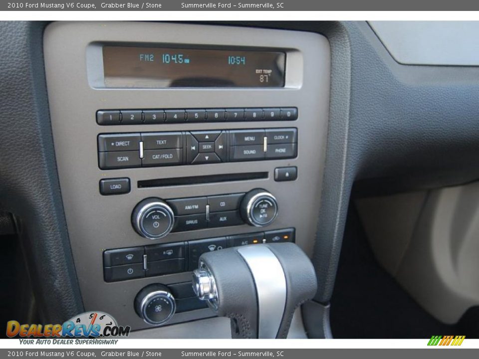 2010 Ford Mustang V6 Coupe Grabber Blue / Stone Photo #20