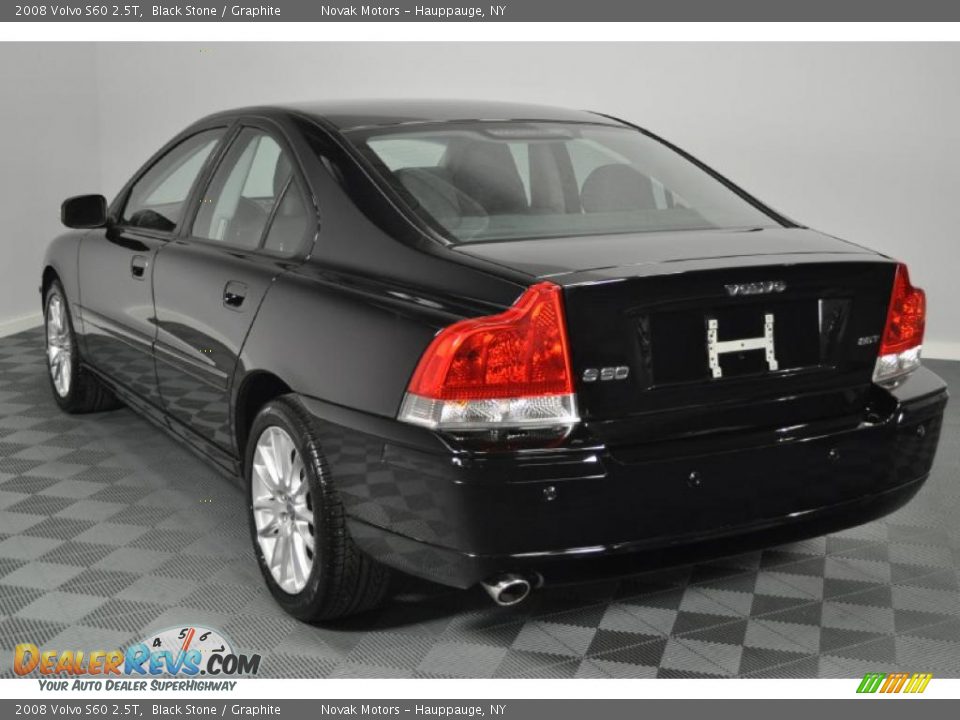 2008 Volvo S60 2.5T Black Stone / Graphite Photo #3