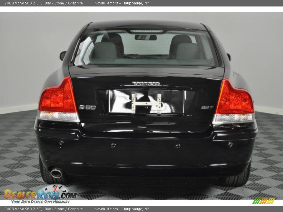 2008 Volvo S60 2.5T Black Stone / Graphite Photo #4