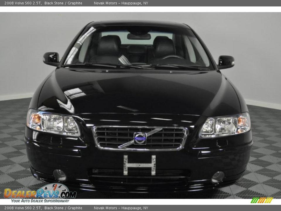 2008 Volvo S60 2.5T Black Stone / Graphite Photo #9