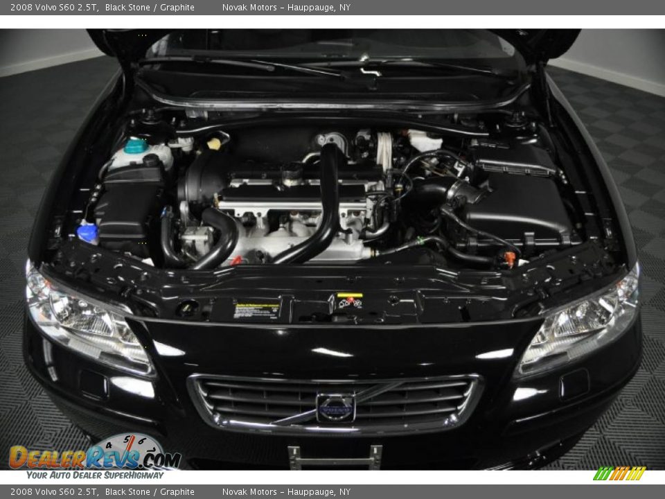 2008 Volvo S60 2.5T Black Stone / Graphite Photo #10