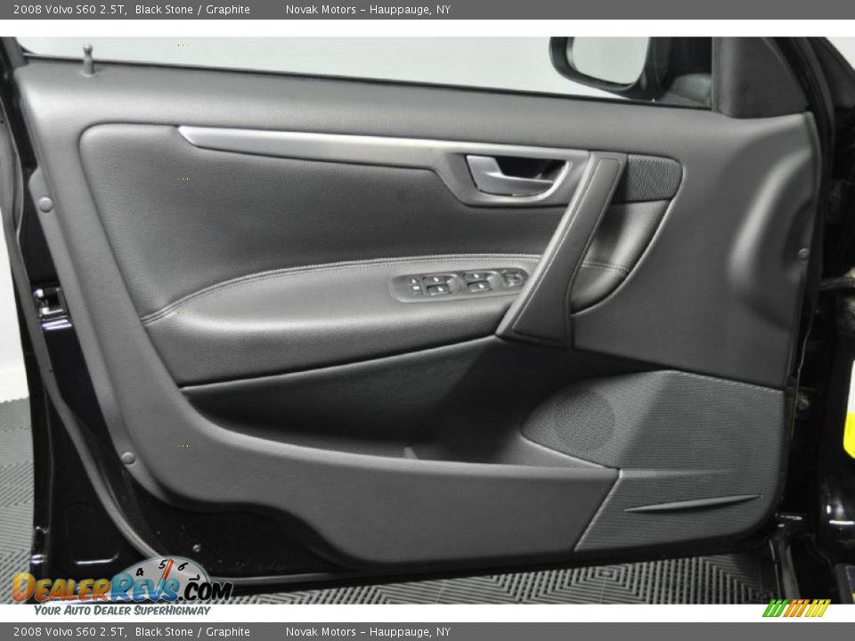 2008 Volvo S60 2.5T Black Stone / Graphite Photo #11