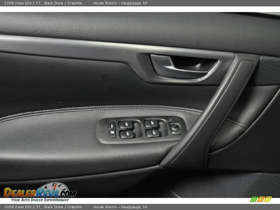 2008 Volvo S60 2.5T Black Stone / Graphite Photo #12