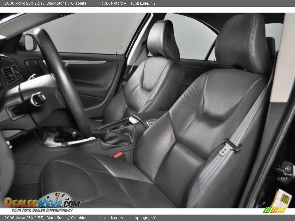 2008 Volvo S60 2.5T Black Stone / Graphite Photo #13