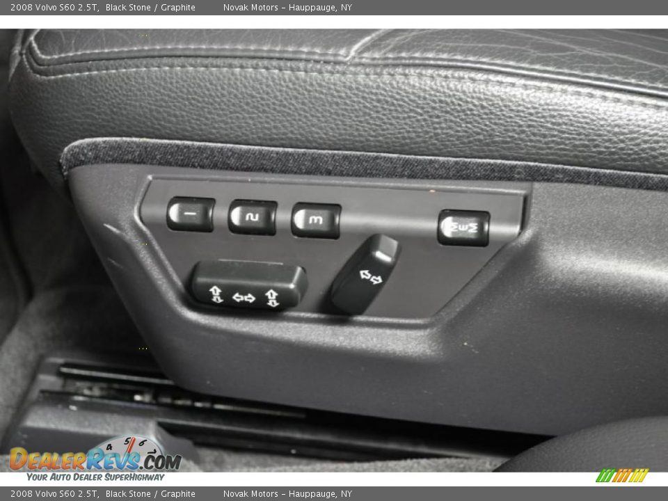 2008 Volvo S60 2.5T Black Stone / Graphite Photo #15