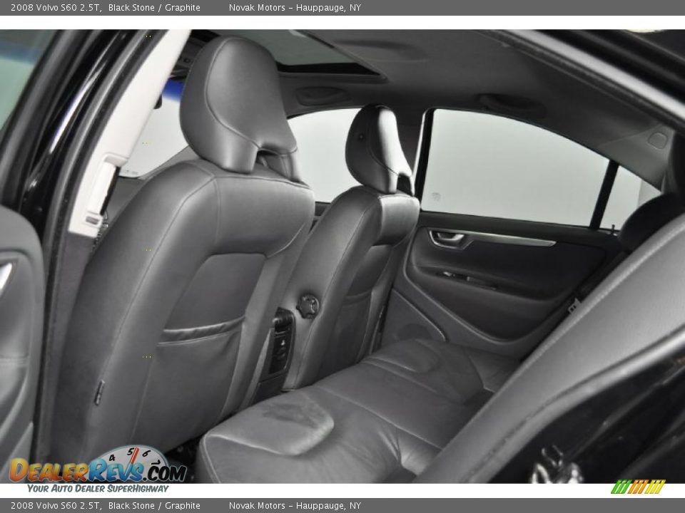 2008 Volvo S60 2.5T Black Stone / Graphite Photo #17