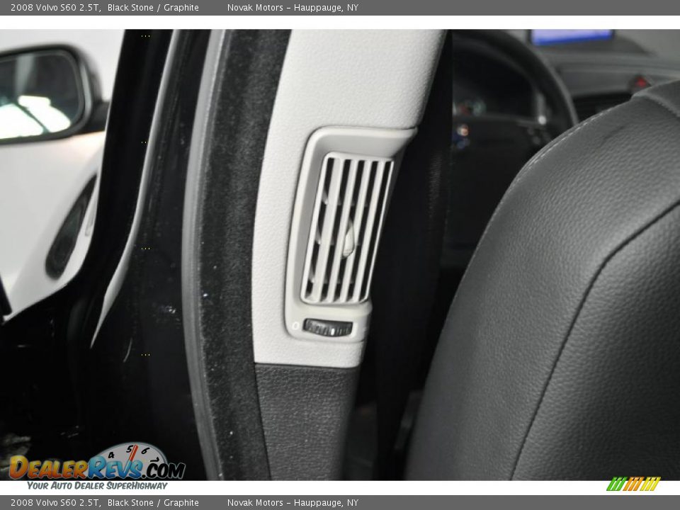 2008 Volvo S60 2.5T Black Stone / Graphite Photo #20