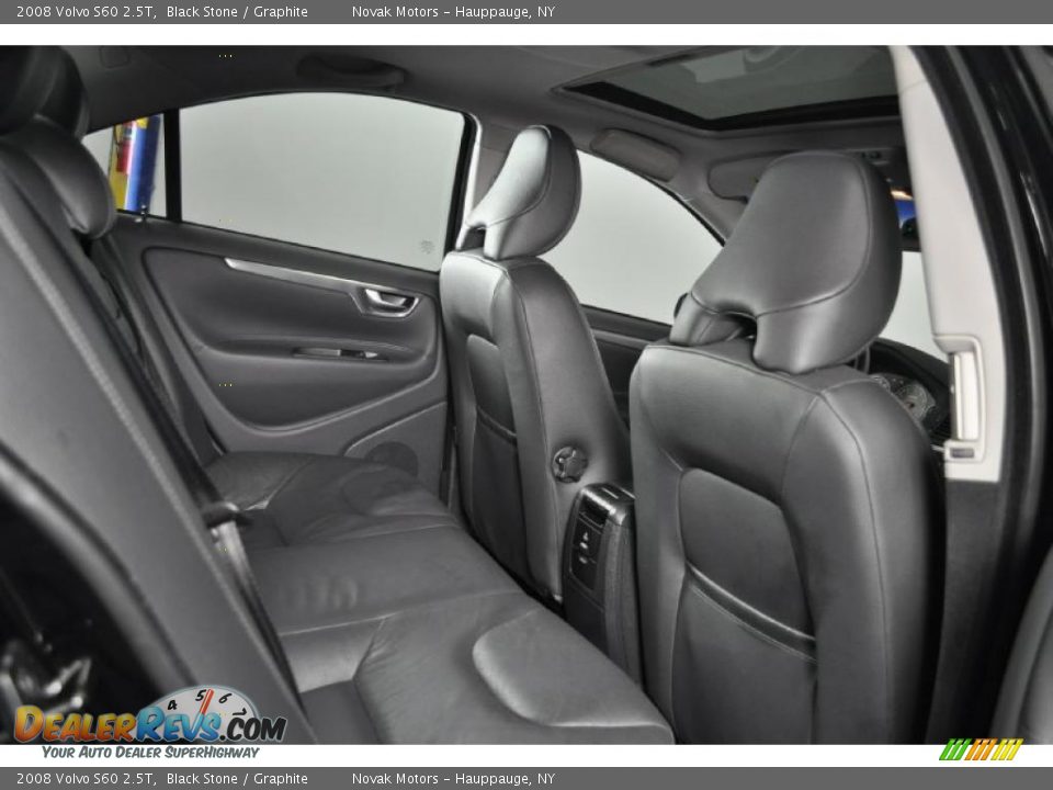 2008 Volvo S60 2.5T Black Stone / Graphite Photo #23