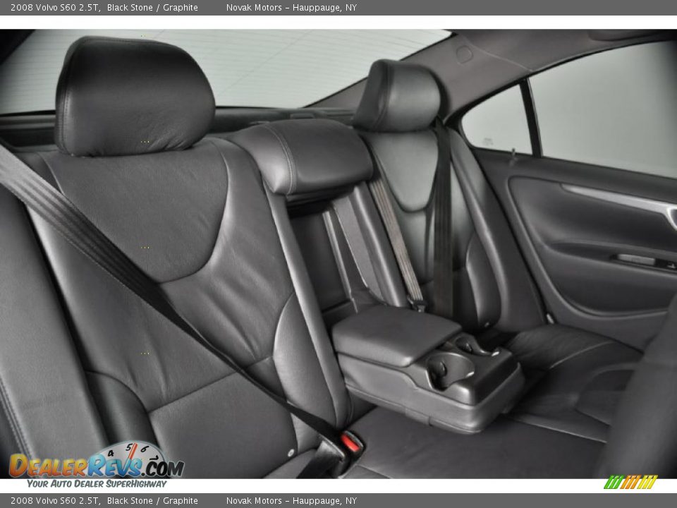 2008 Volvo S60 2.5T Black Stone / Graphite Photo #25