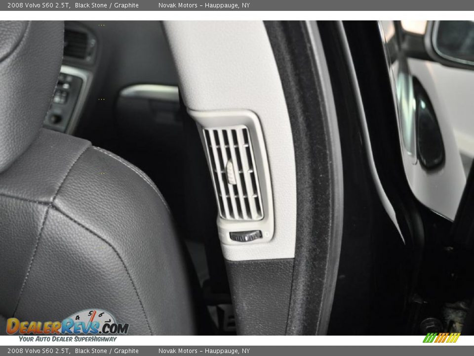 2008 Volvo S60 2.5T Black Stone / Graphite Photo #26