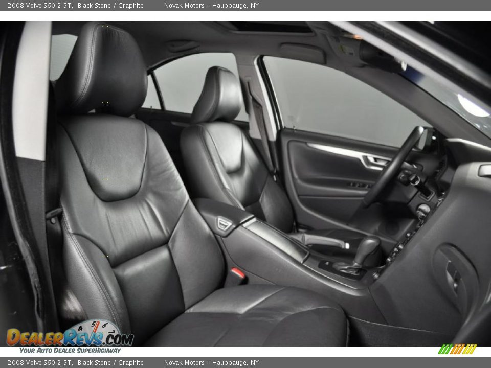 2008 Volvo S60 2.5T Black Stone / Graphite Photo #28