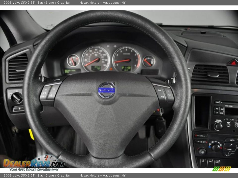 2008 Volvo S60 2.5T Black Stone / Graphite Photo #35