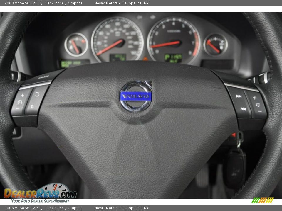 2008 Volvo S60 2.5T Black Stone / Graphite Photo #36