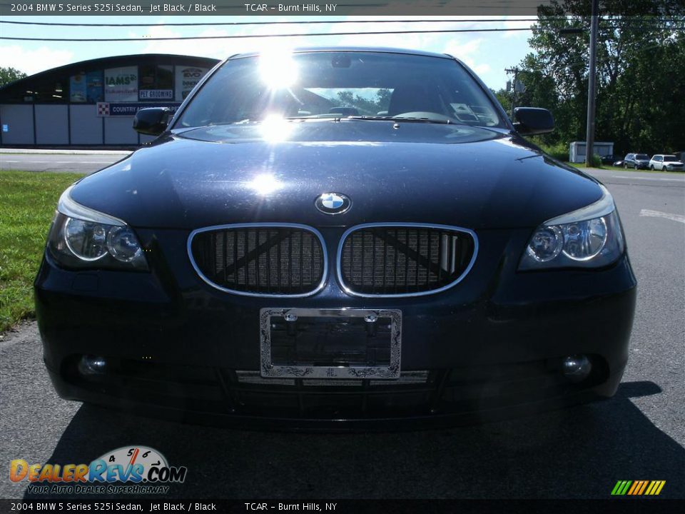 2004 BMW 5 Series 525i Sedan Jet Black / Black Photo #3