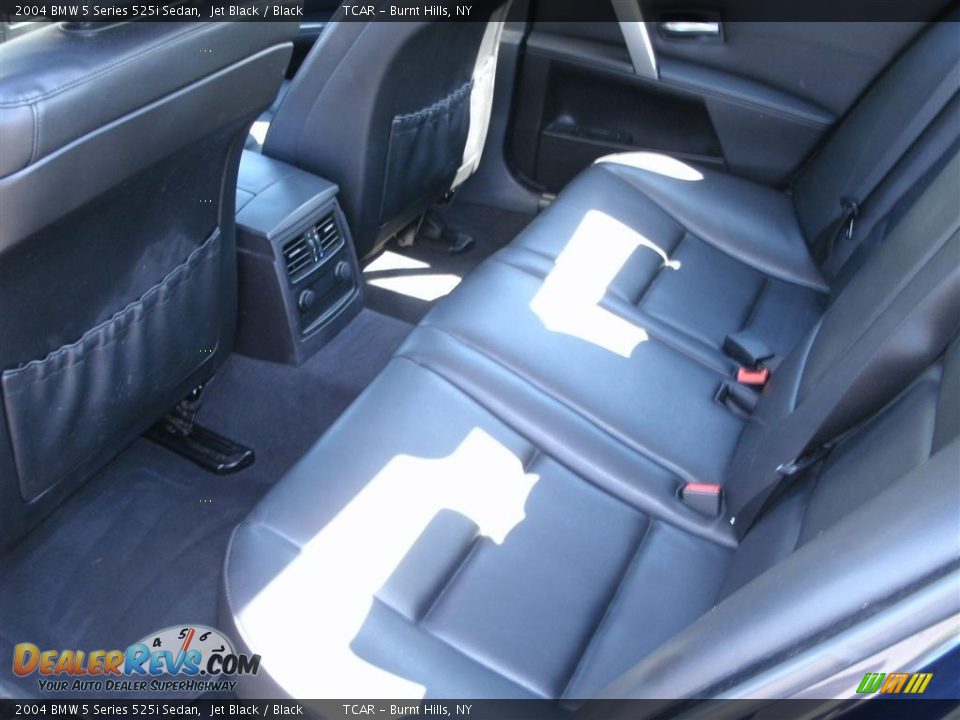 2004 BMW 5 Series 525i Sedan Jet Black / Black Photo #8