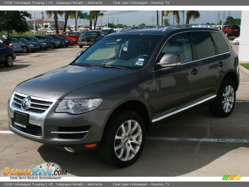 2008 Volkswagen Touareg 2 V8 Galapagos Metallic / Anthracite Photo #3
