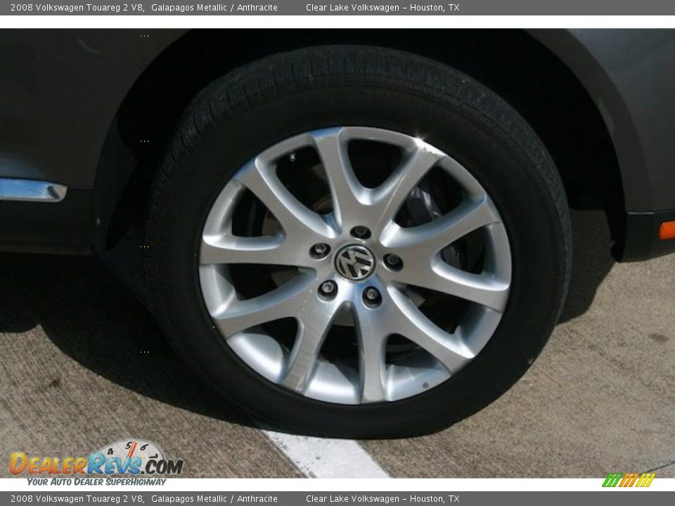 2008 Volkswagen Touareg 2 V8 Galapagos Metallic / Anthracite Photo #17