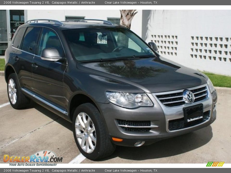 2008 Volkswagen Touareg 2 V8 Galapagos Metallic / Anthracite Photo #18