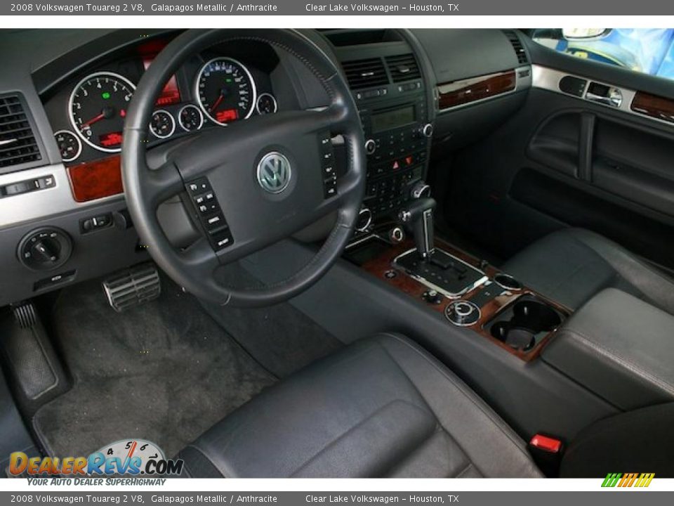 2008 Volkswagen Touareg 2 V8 Galapagos Metallic / Anthracite Photo #20