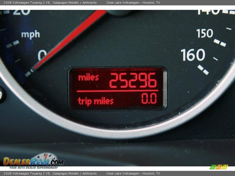 2008 Volkswagen Touareg 2 V8 Galapagos Metallic / Anthracite Photo #35