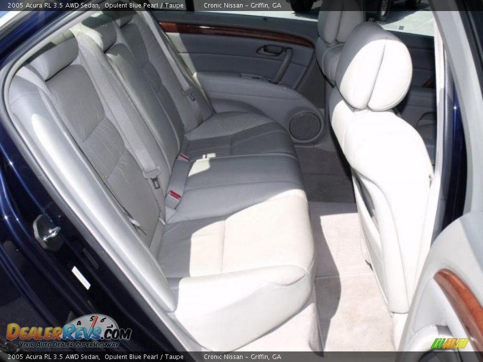 2005 Acura RL 3.5 AWD Sedan Opulent Blue Pearl / Taupe Photo #14