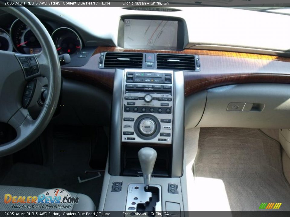 2005 Acura RL 3.5 AWD Sedan Opulent Blue Pearl / Taupe Photo #16