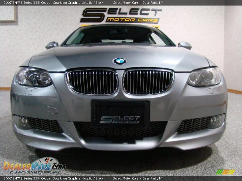 2007 BMW 3 Series 335i Coupe Sparkling Graphite Metallic / Black Photo #2