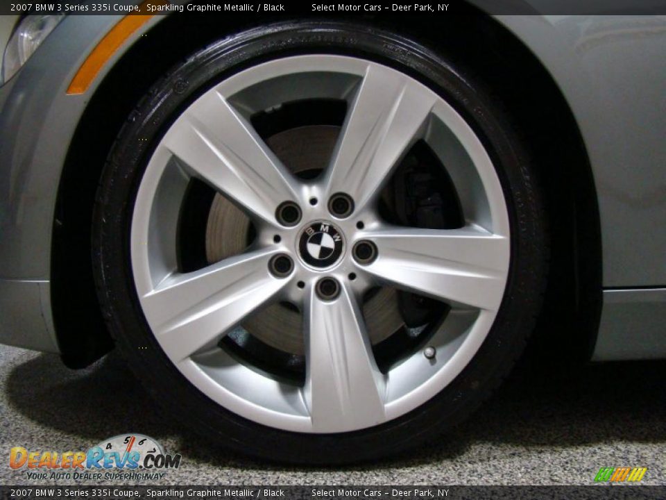 2007 BMW 3 Series 335i Coupe Sparkling Graphite Metallic / Black Photo #6