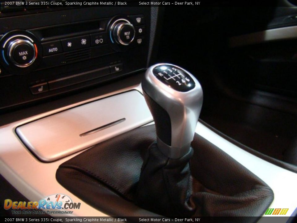 2007 BMW 3 Series 335i Coupe Sparkling Graphite Metallic / Black Photo #9