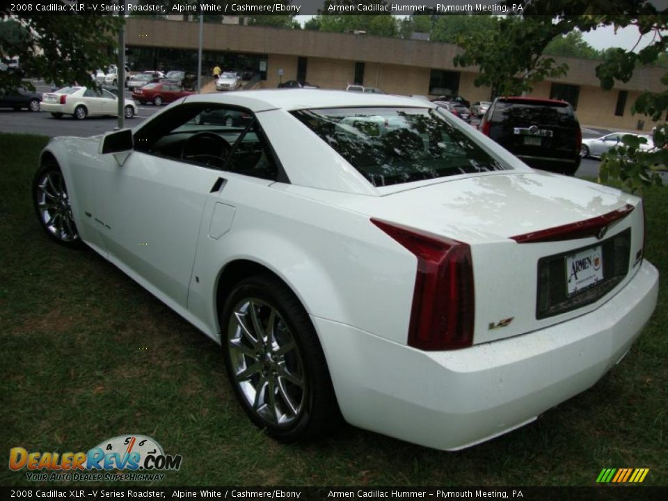 2008 Cadillac XLR -V Series Roadster Alpine White / Cashmere/Ebony Photo #35