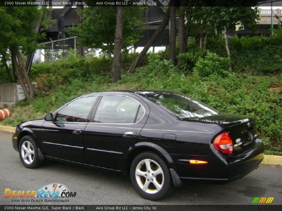 2000 Nissan Maxima GLE Super Black / Black Photo #4