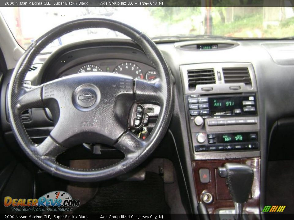 2000 Nissan Maxima GLE Super Black / Black Photo #6