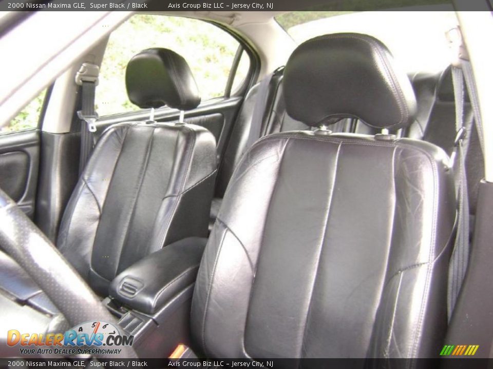 2000 Nissan Maxima GLE Super Black / Black Photo #10