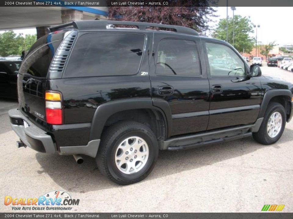 2004 Chevrolet Tahoe Z71 4x4 Black / Tan/Neutral Photo #3