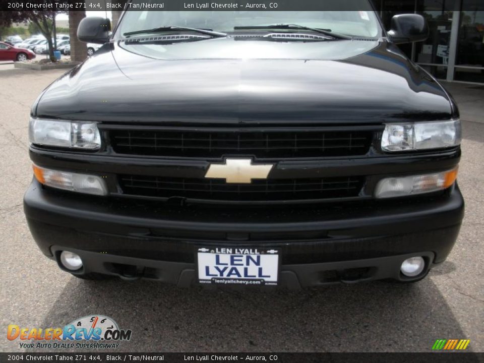 2004 Chevrolet Tahoe Z71 4x4 Black / Tan/Neutral Photo #8