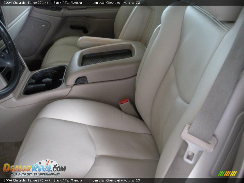 2004 Chevrolet Tahoe Z71 4x4 Black / Tan/Neutral Photo #11
