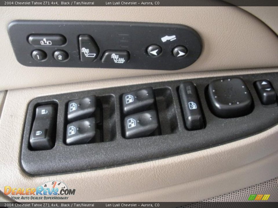 2004 Chevrolet Tahoe Z71 4x4 Black / Tan/Neutral Photo #18